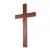 Krzyż prosty drewniany brąz rustykalny 42 cm